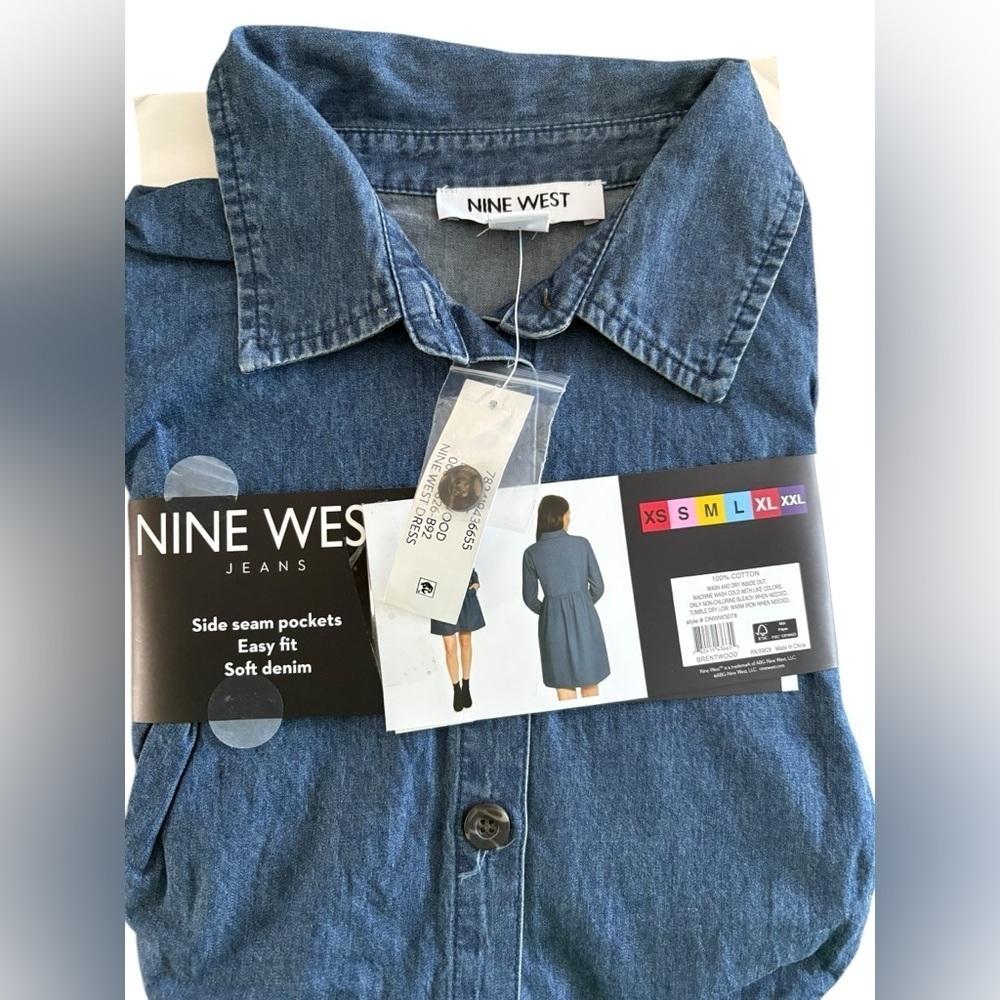 Nine West Classic Blue Jean Jacket